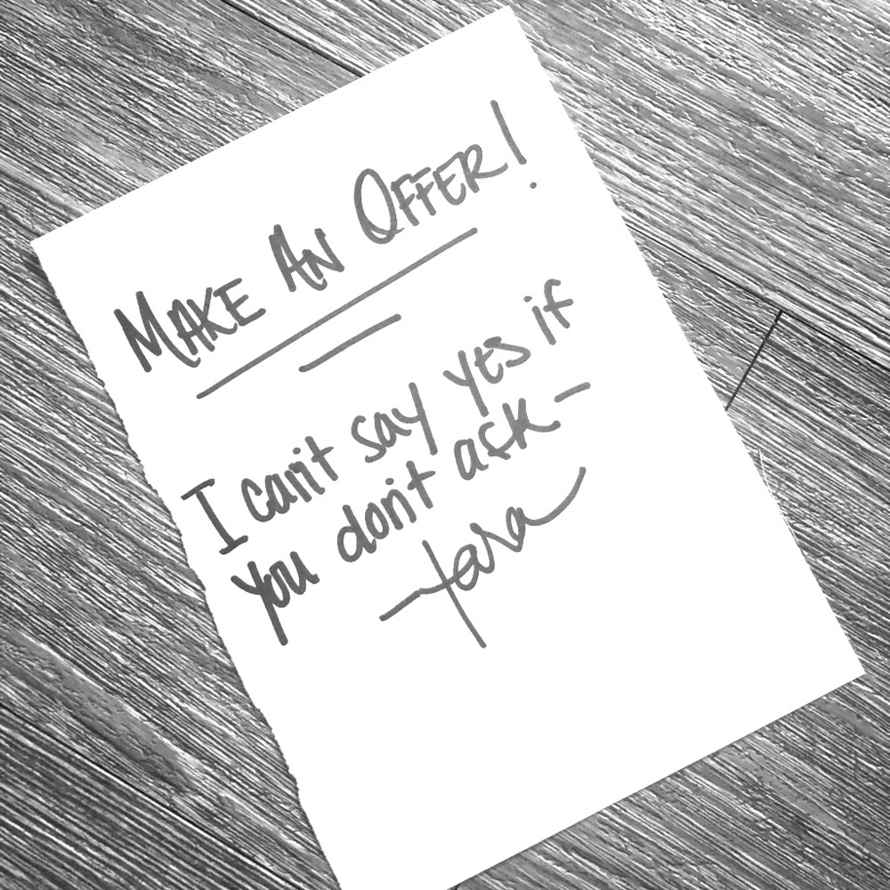 All Fair + Reasonable Offers considered! Xo